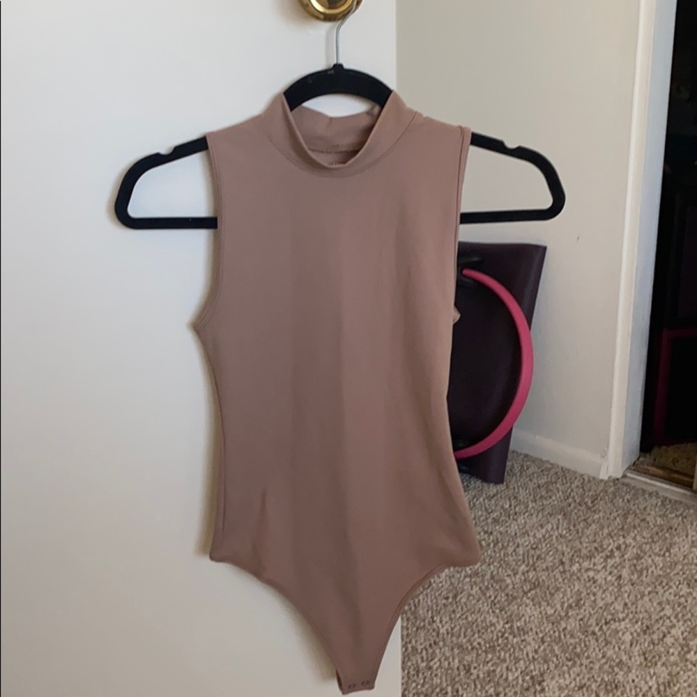 Nude Abercrombie and Fitch bodysuit only worn once